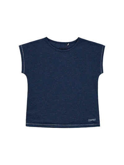 Esprit T-Shirt »Boxy T-Shirt mit bunter Noppen-Struktur« (1-tlg)