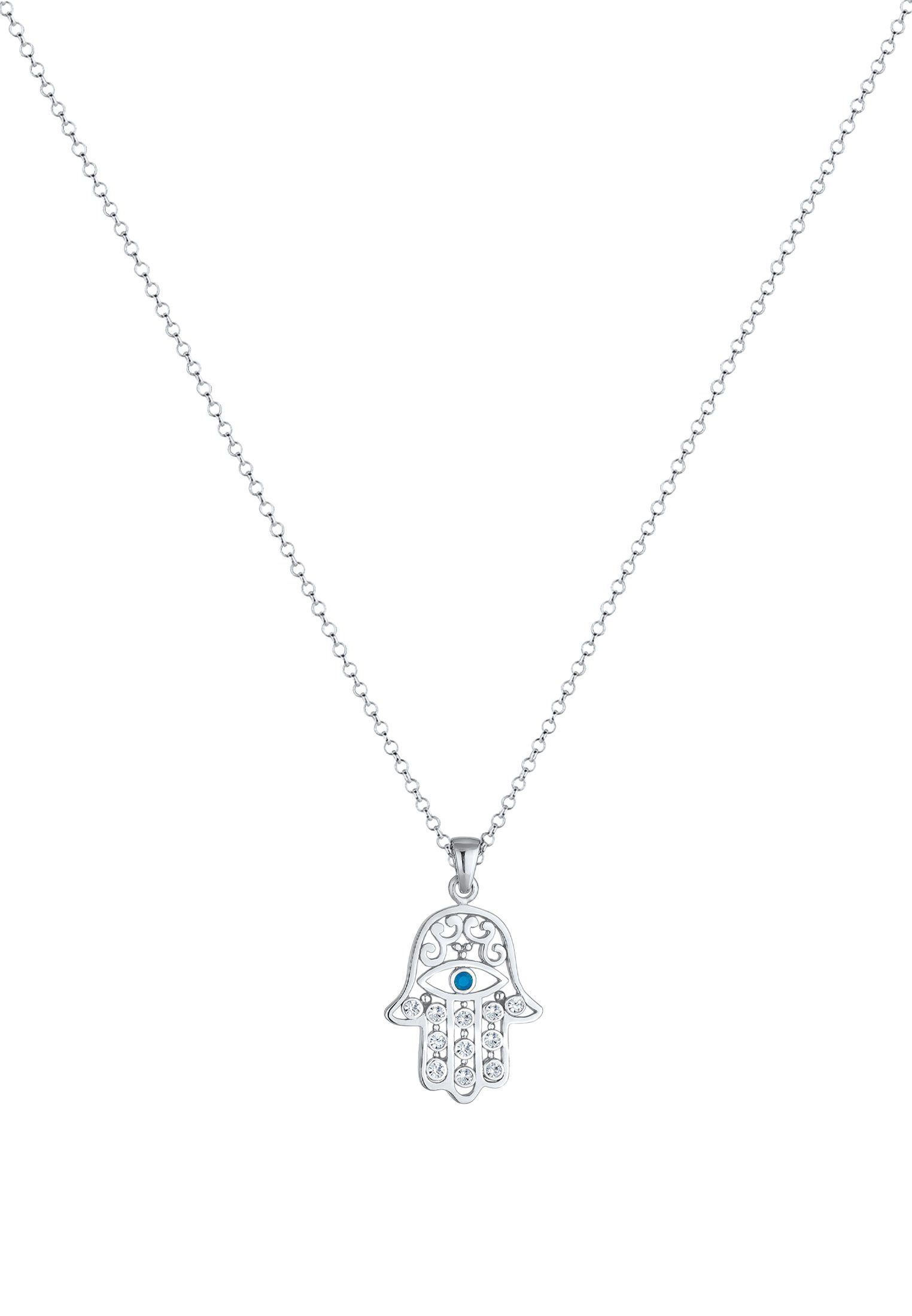 Elli Kette mit Anhänger Hamsa Evil günstig online kaufen
