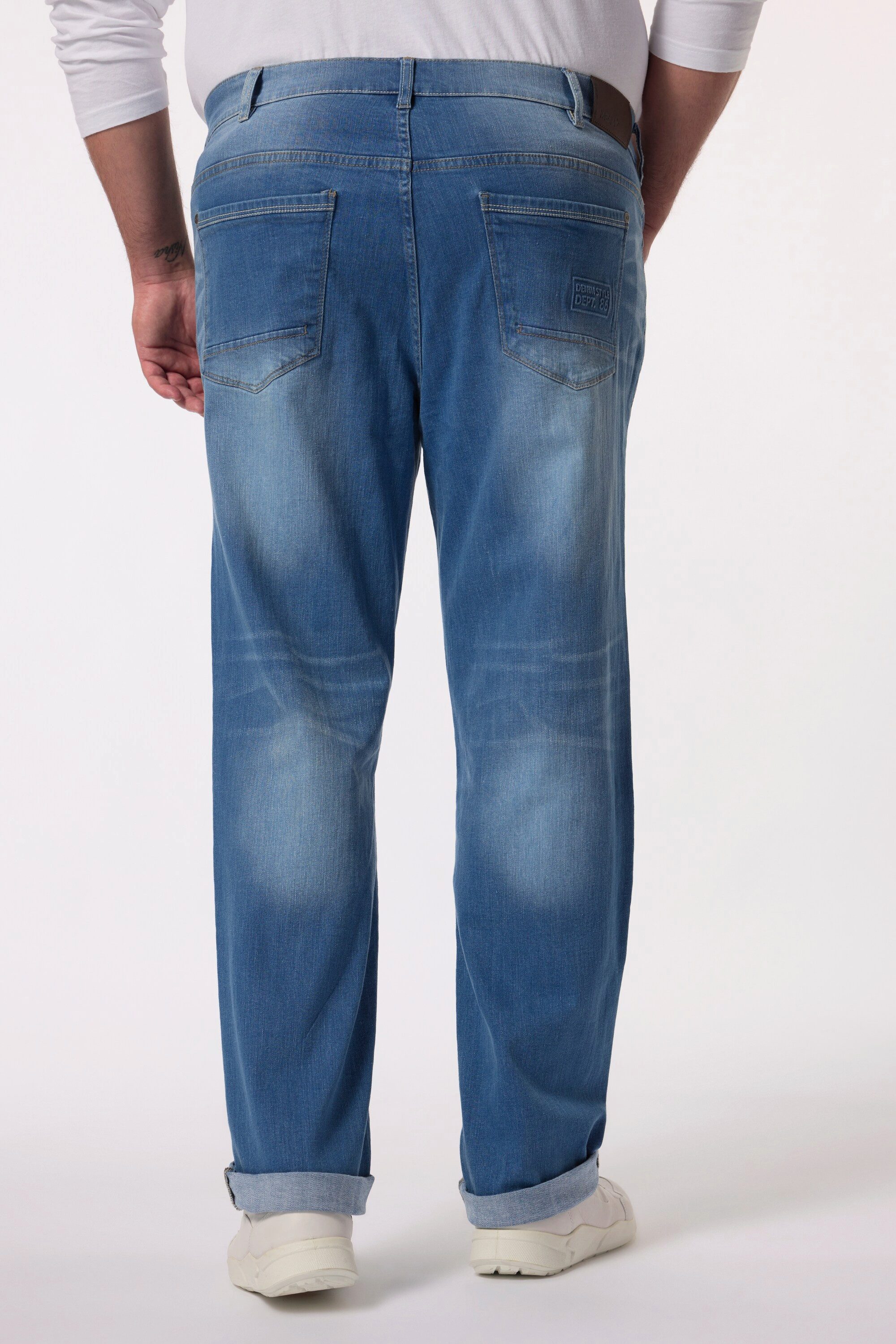 Men Plus 5-Pocket-Jeans Jeans Denim Straight Fit 5-Pocket