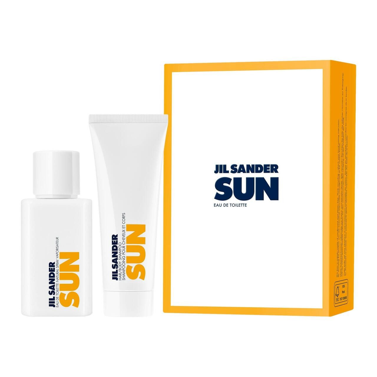 JIL SANDER Duft-Set Sun Set E.d.T. Nat. Spray 75 ml + Shower Gel 75 ml, Damenduft