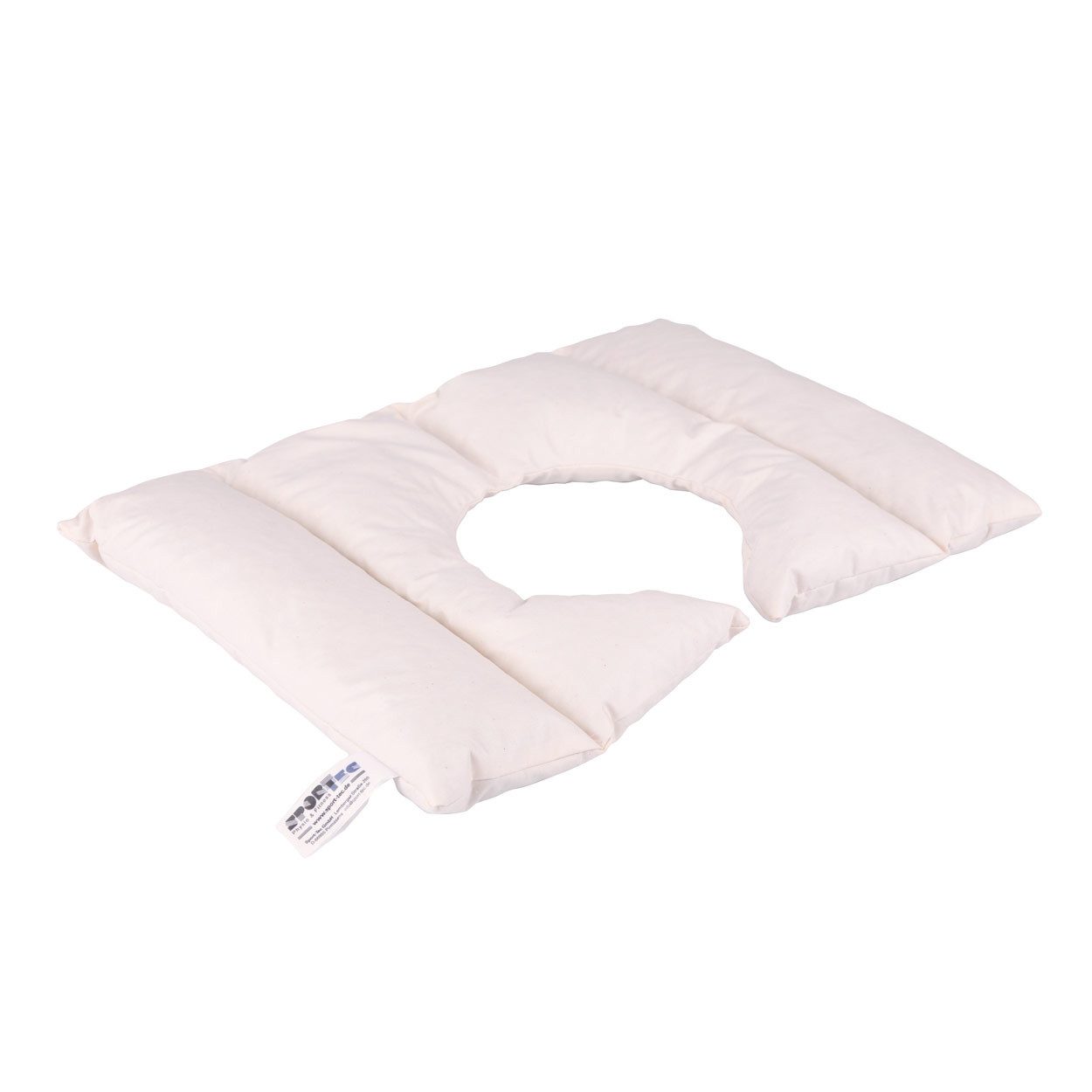 Sport-Tec Dinkelkörnerkissen Dinkelwärmeauflage mit Ausschnitt, LxB 46x34 cm