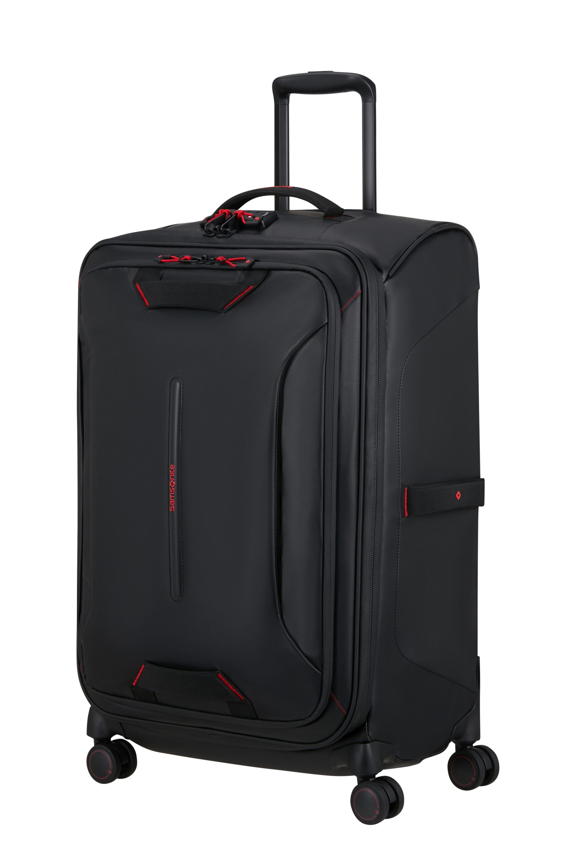 Samsonite Weichgepäck-Trolley SPINNER DUFFLE, 4 Rollen, Wasserabweisende Beschichtung, reflektierende Details für Sichtbarkeit