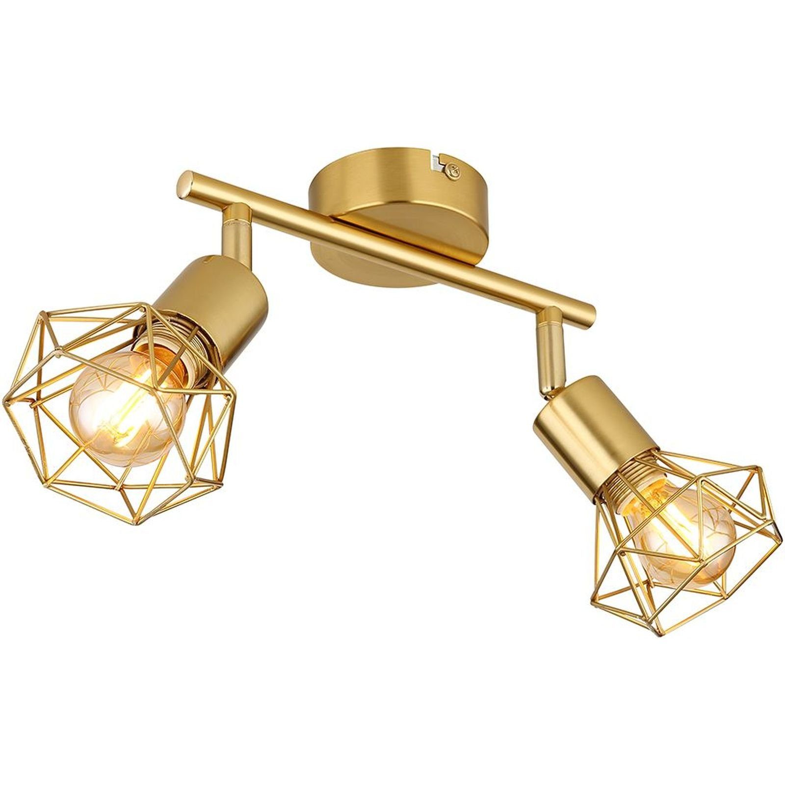 GLOBO LIGHTING Deckenleuchte Deckenleuchte Wohnzimmer Gold günstig online kaufen