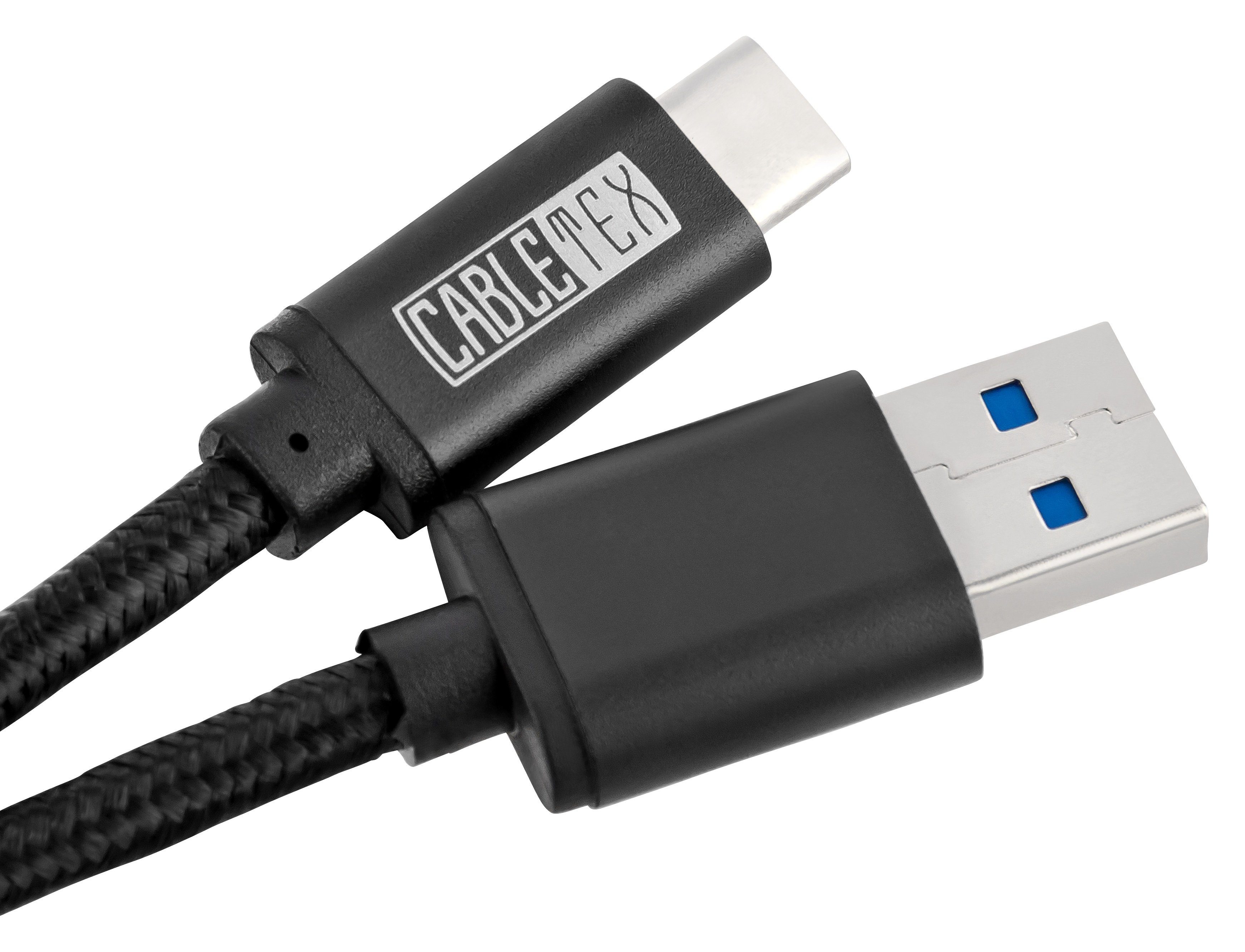 Goobay SuperSpeed USB-C Auf USB-A Kabel 3m – 3.1, 5V/3A, Daten & Laden, Geschirmt, Schwarz