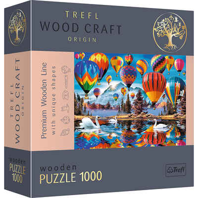 Trefl Puzzle Trefl 20143 Wood Craft Robinson bunte Ballons, 1000 Puzzleteile, Made in Europe