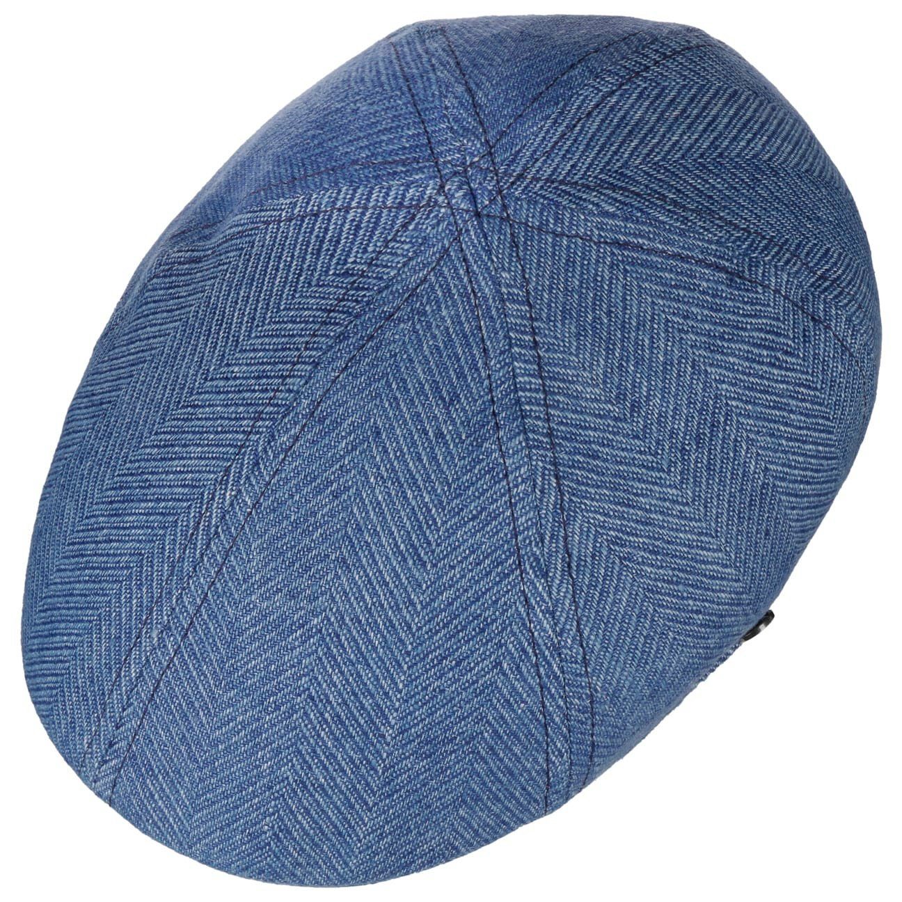 Lierys Flat Cap the EU Schirmmütze Made blau in mit (1-St) Schirm