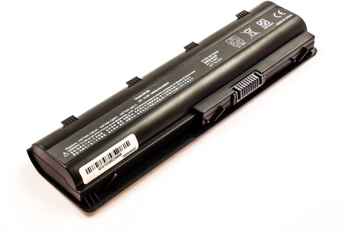 AGI Akku für HP Compaq Presario CQ58-250SG Li-Ion 10,8 Volt 4400 mAh schwa Laptop-Akku 4400 mAh (10.8 V)
