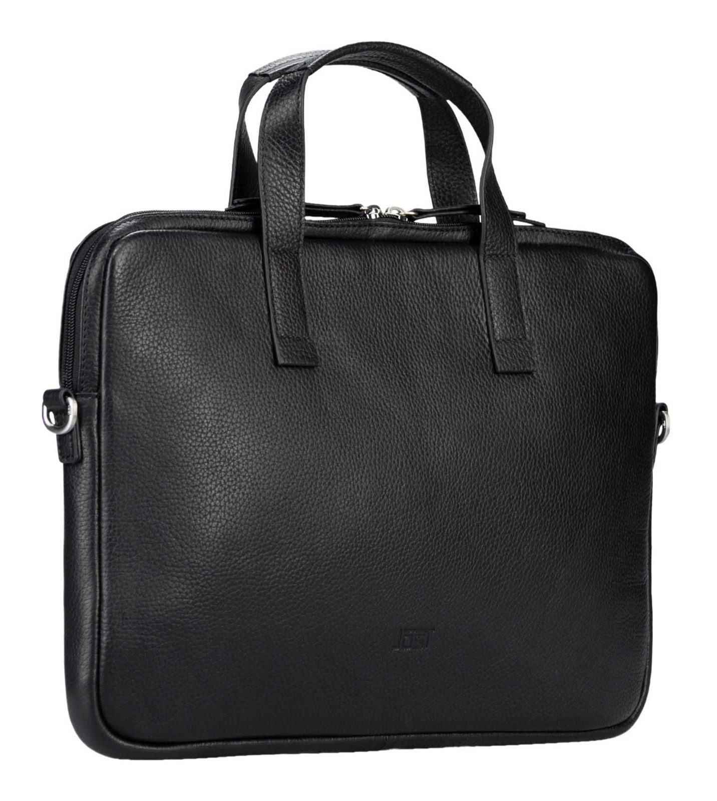 Jost Laptoptasche Laptop Case 15.6", aus echtem Rindsleder