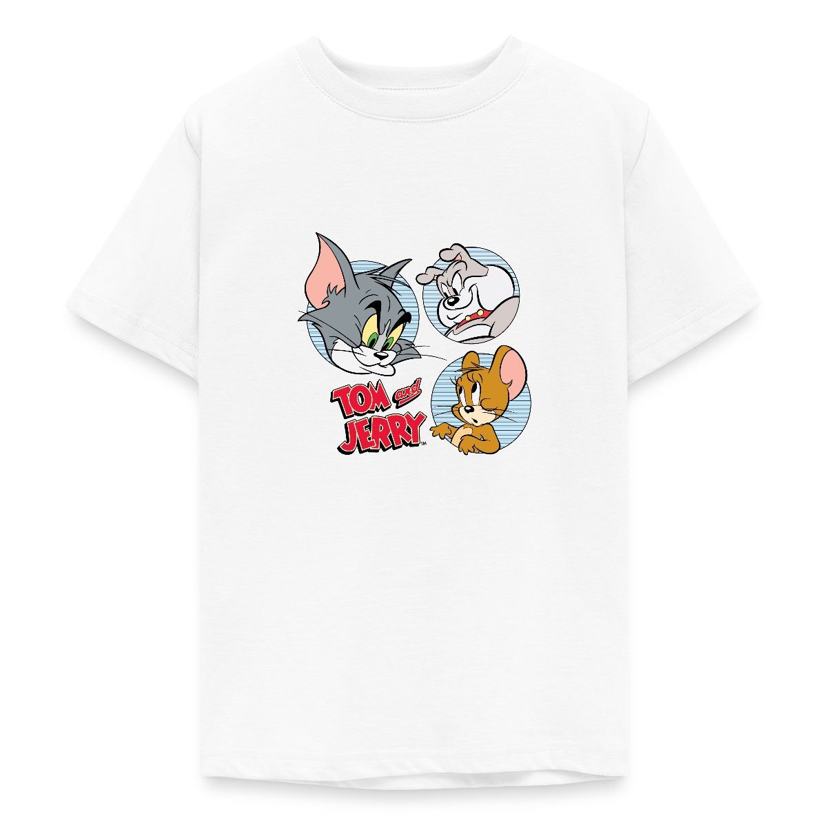 T-Shirt Tom Und Jerry Spike, Tom und Jerry Kacheln Teenager T-Shirt