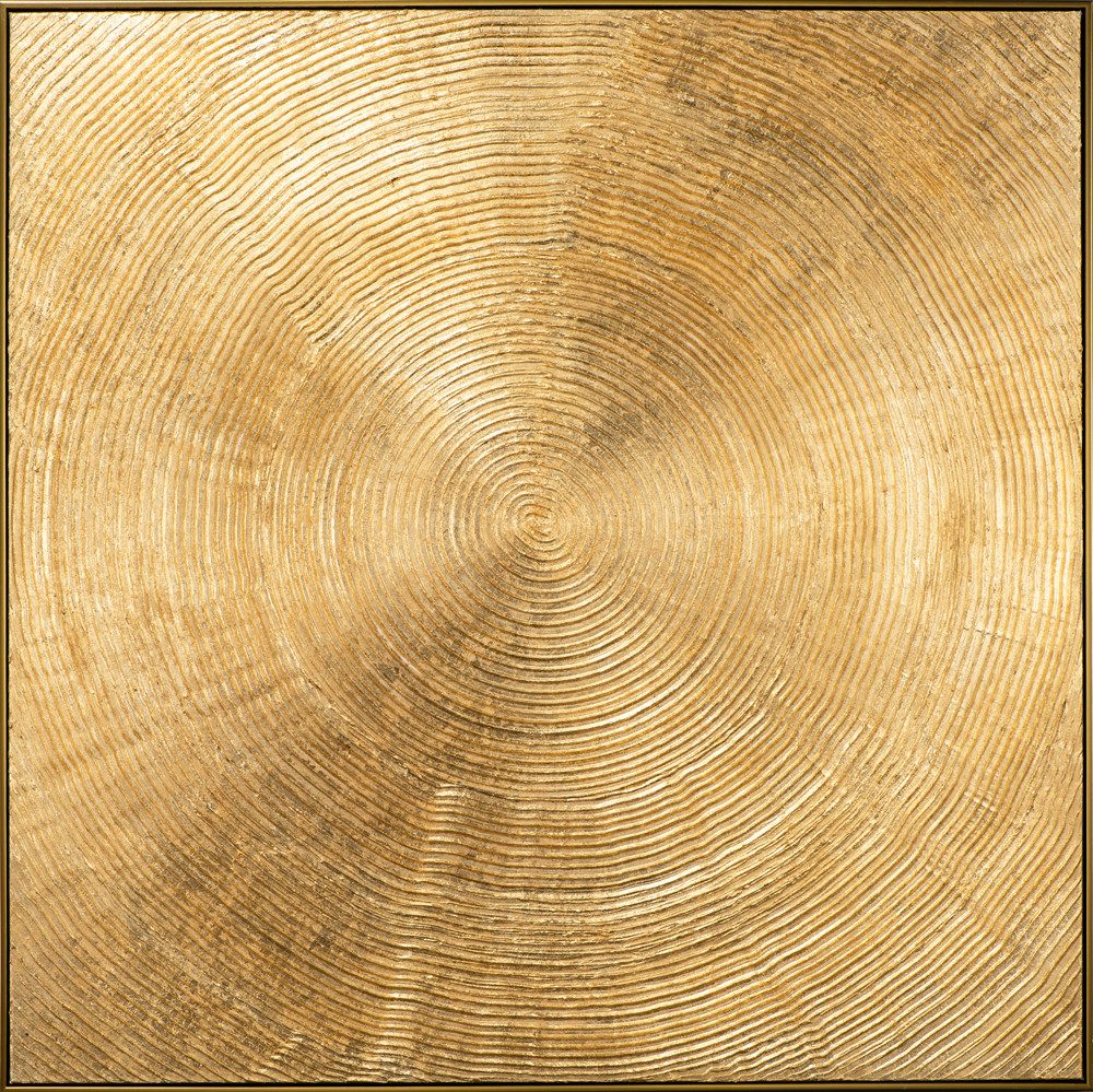 ArtUniverse Gemälde Goldenes Sonnenlicht 102,5x102,5 cm, Abstrakt