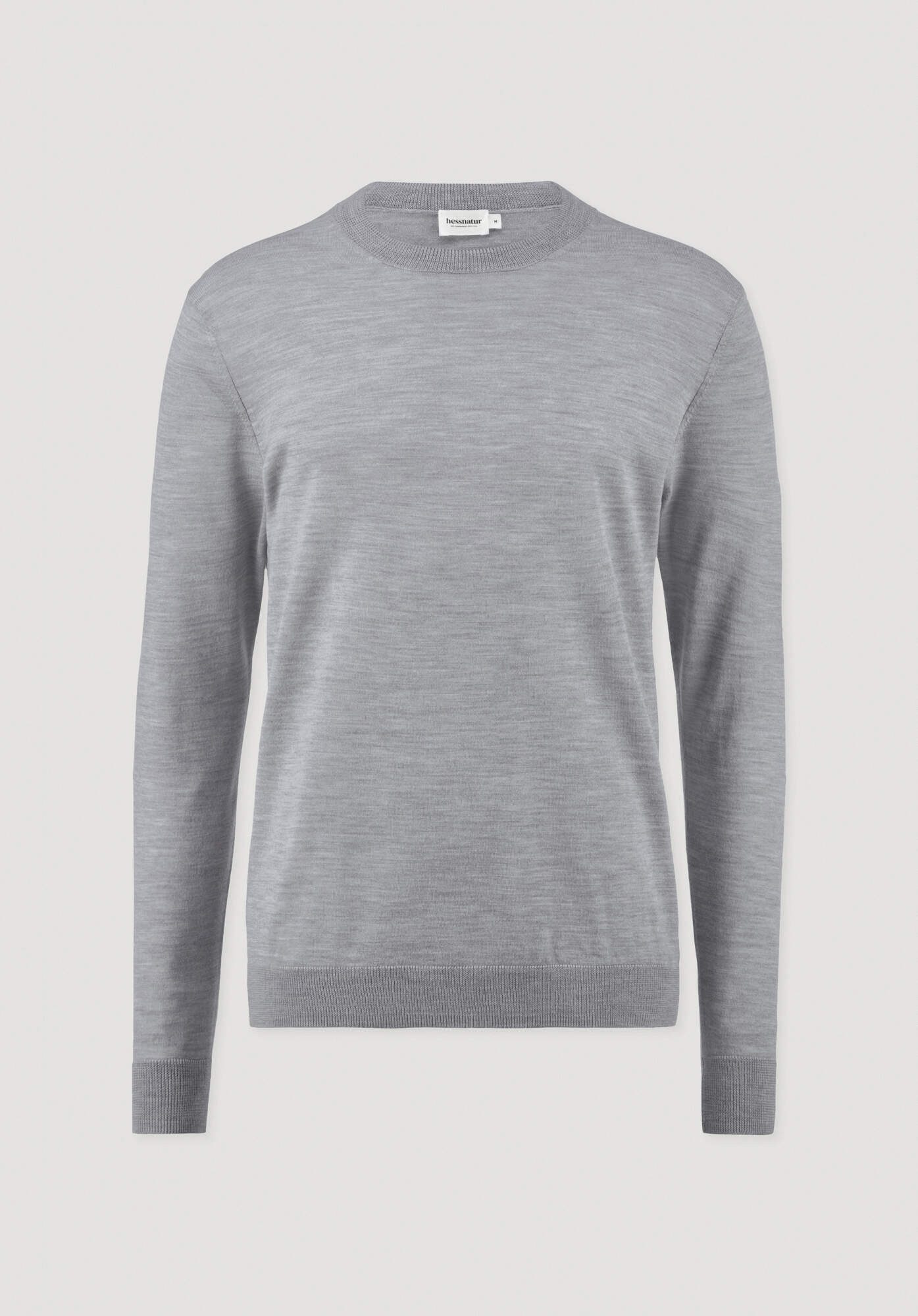 Hessnatur Strickpullover Regular aus reiner Bio-Merinowolle (1-tlg)