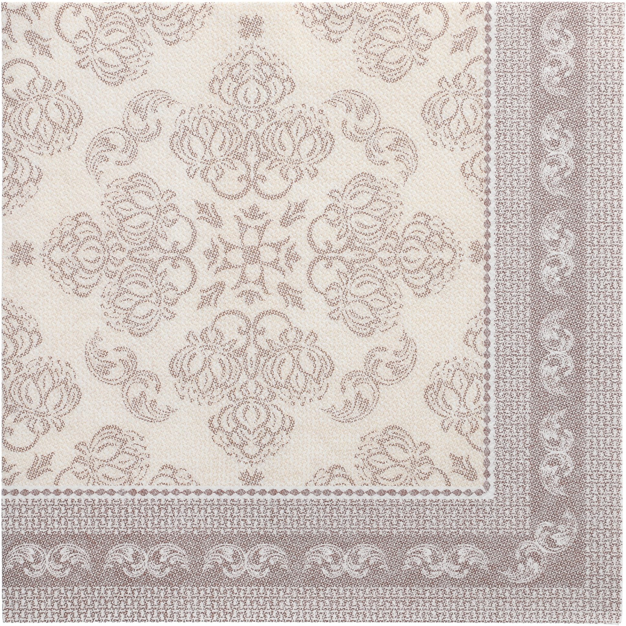 PAPSTAR Papierserviette, Servietten stoffähnlich 40x40cm Royal Collection 50 Stück Mocca