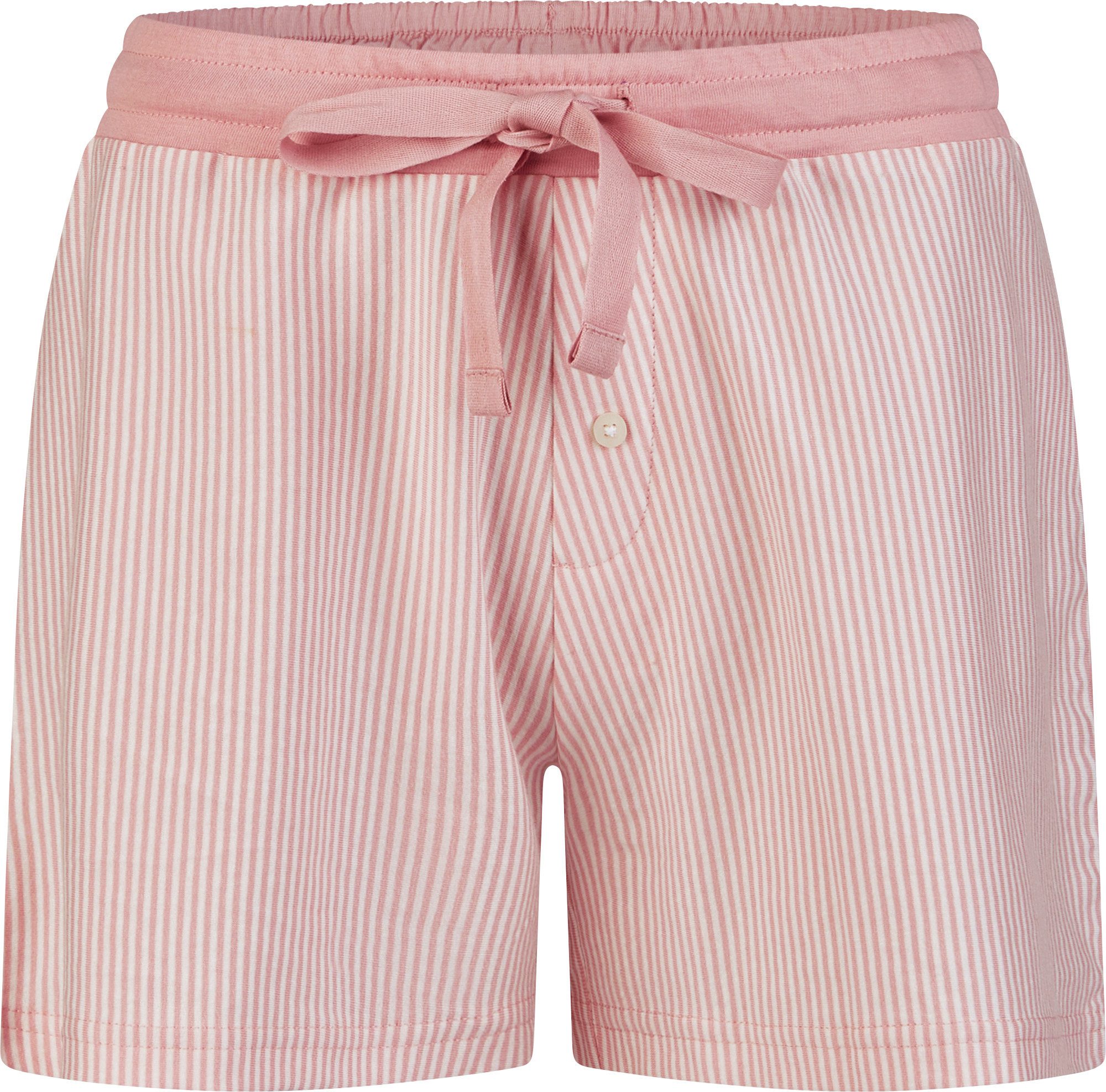 By Louise Schlafhose Damen-Hose Streifen, kurz Single-Jersey Streifen