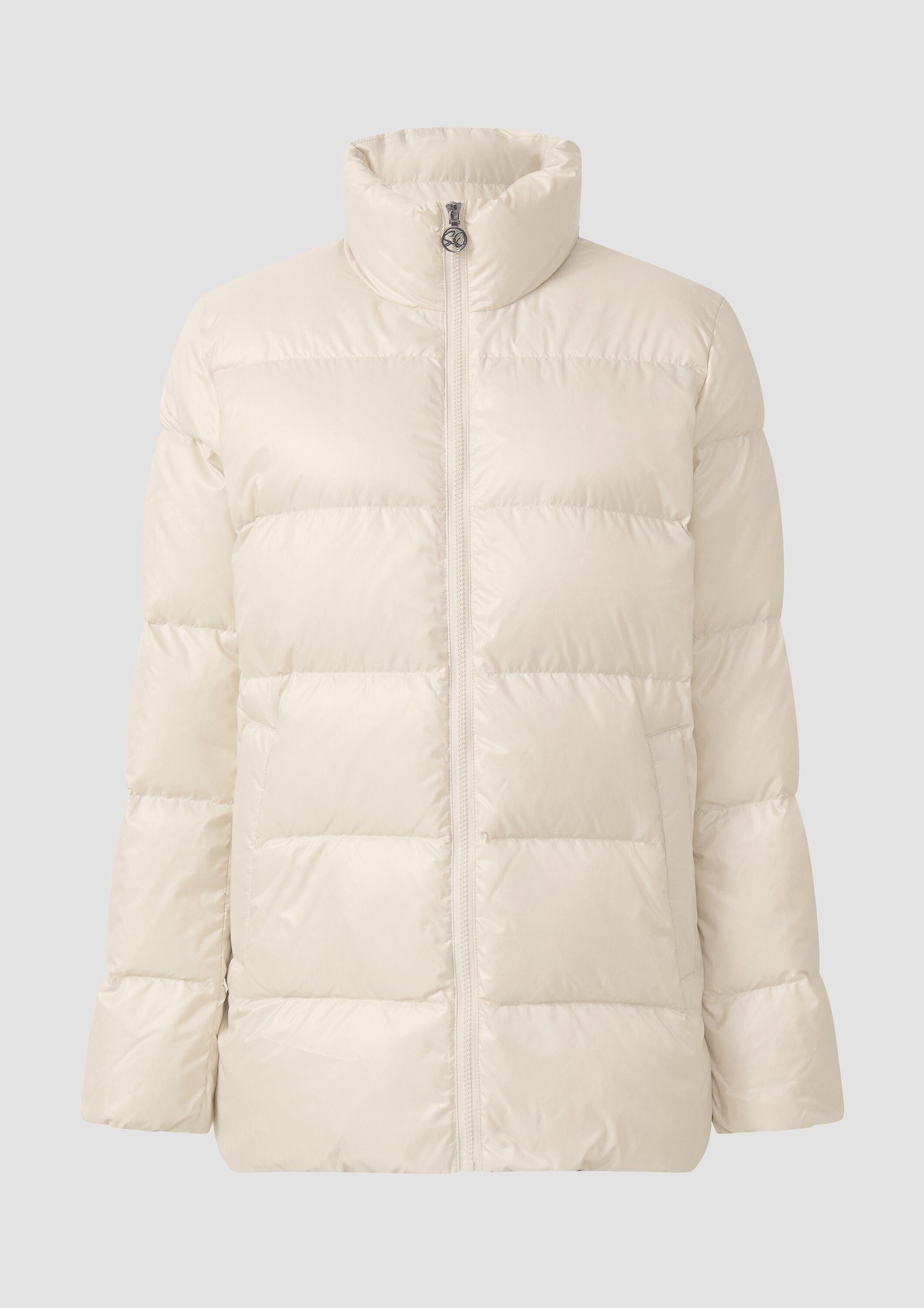 s.Oliver Winterjacke Outdoor-Jacke Steppjacke mit recycelter Daune und Federn