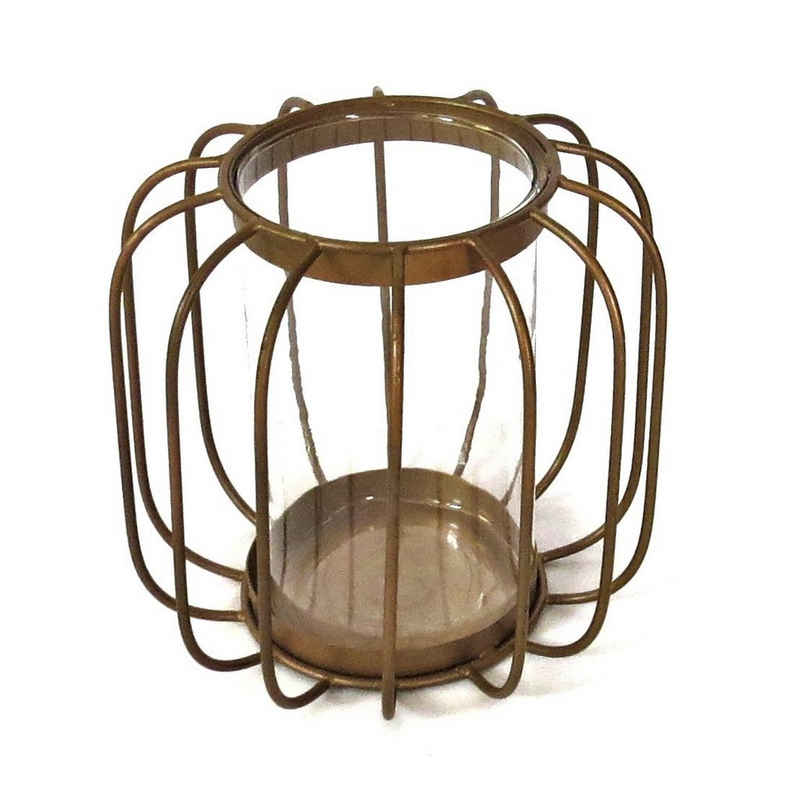 colmore Windlicht Windlicht Laterne Retro Stil Bronze Gitter Colmore Glas Metall