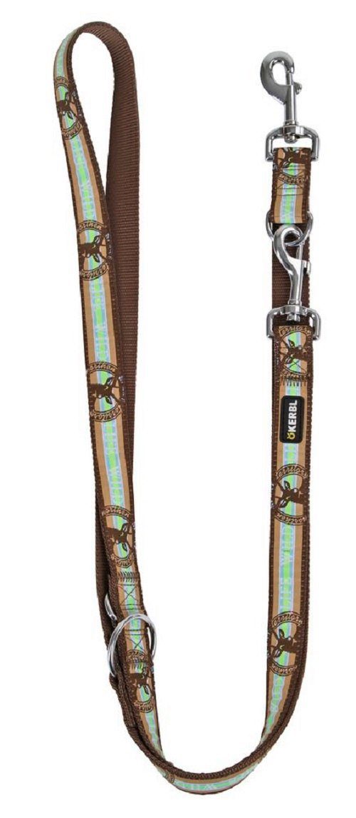 Kerbl Leine Kerbl Führleine Wild Life braun / türkis 80268