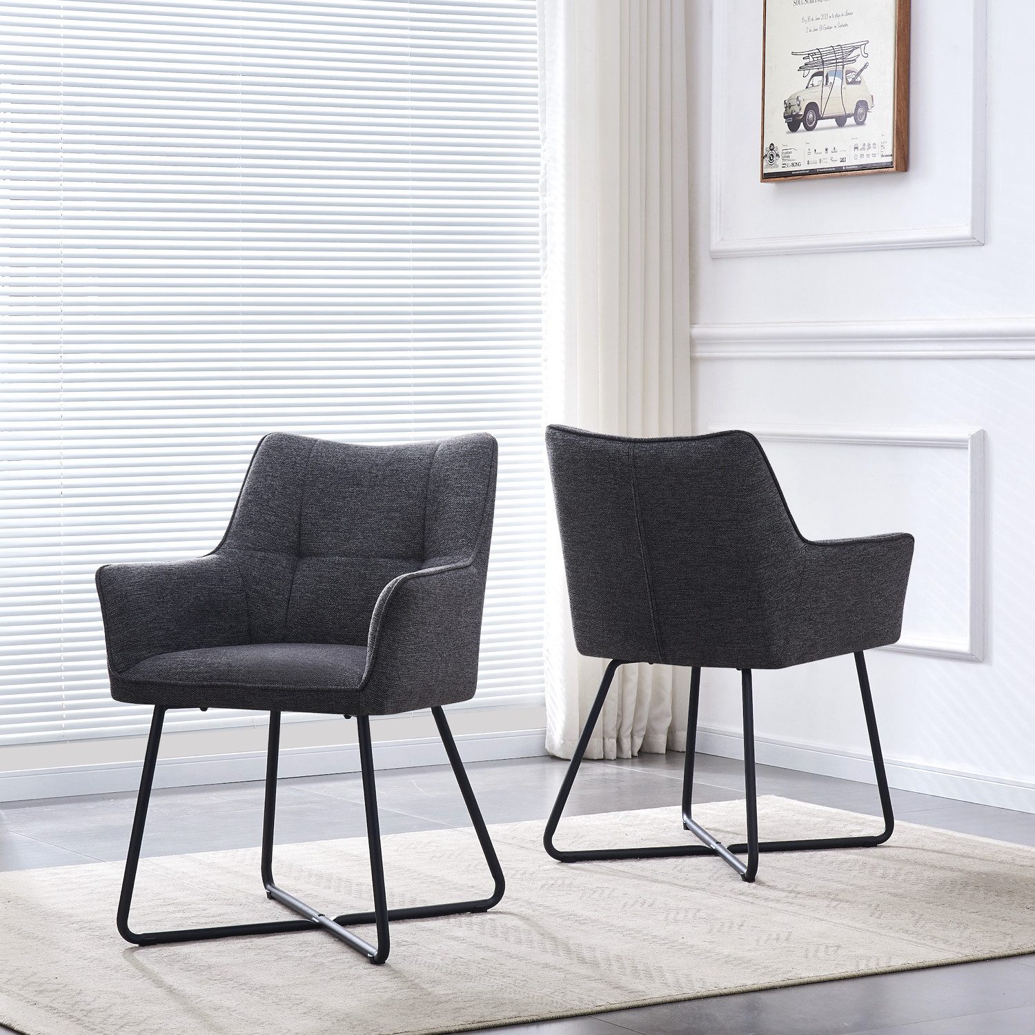 B&D home 4-Fußstuhl NELE (2er Set, günstig online kaufen