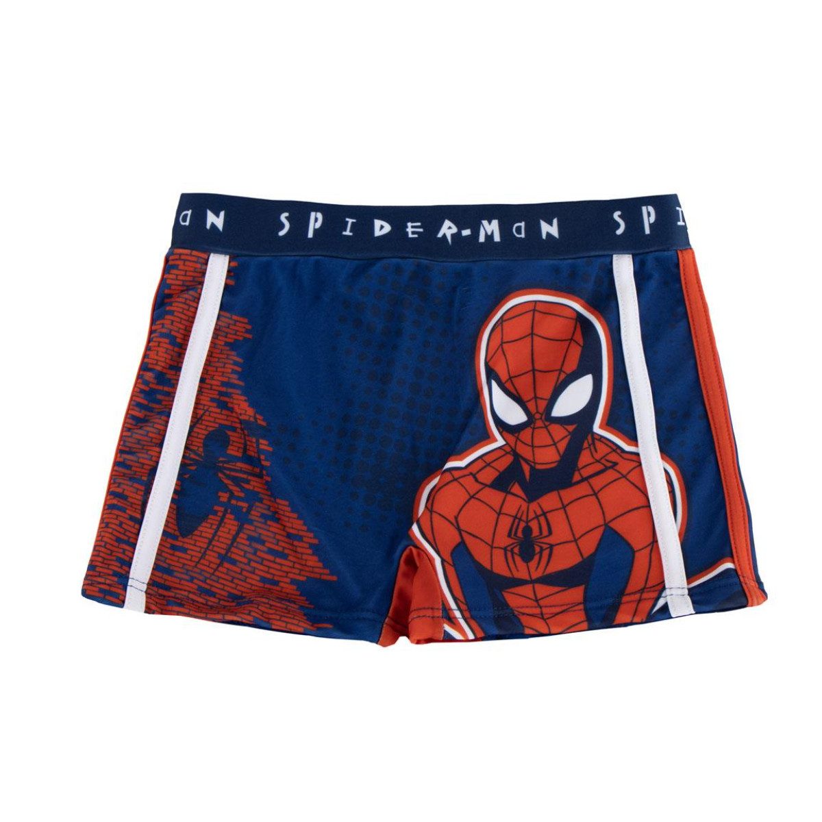 MARVEL Boxer-Badehose Spider Man Kinder Badeshorts leicht für Pool und Strand