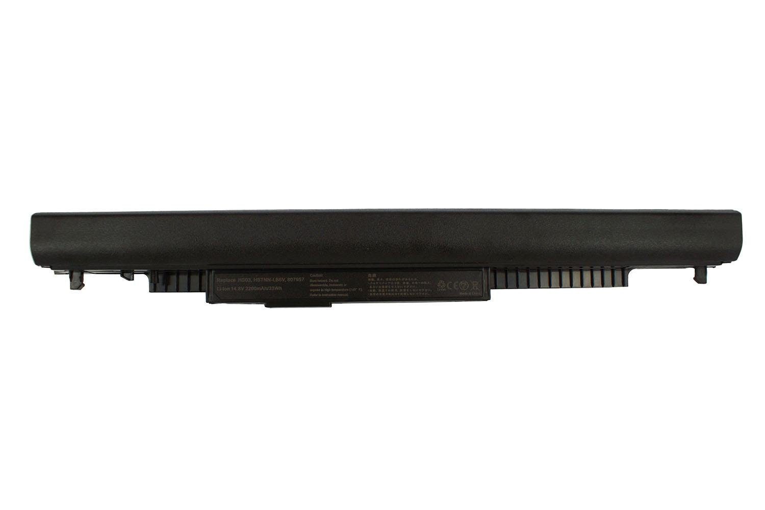 PowerSmart NHP109.083 Laptop-Akku Li-ion 14,8V 2200mAh für HP 807956-001, 807957, HS03, HS04, HSTNN-LB6V, LB6U, 240 G4 Notebook PC, 245 G4 Notebook PC, 250 G4 Notebook PC, 255 G4 Notebook PC, Pavilion 14-ac0XX, Pavilion 14-ac1xx, Pavilion 14-af0XX, Pavilion 14g-ad1XX Li-ion 2200 mAh (14,8 V)