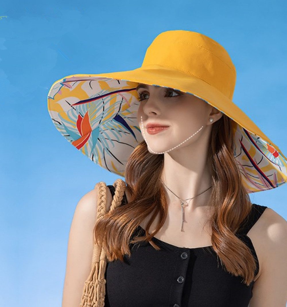 XDeer Sonnenhut Sonnenhut Damen, Sonnenschutz Sommerhut für Damen Breite Kr günstig online kaufen