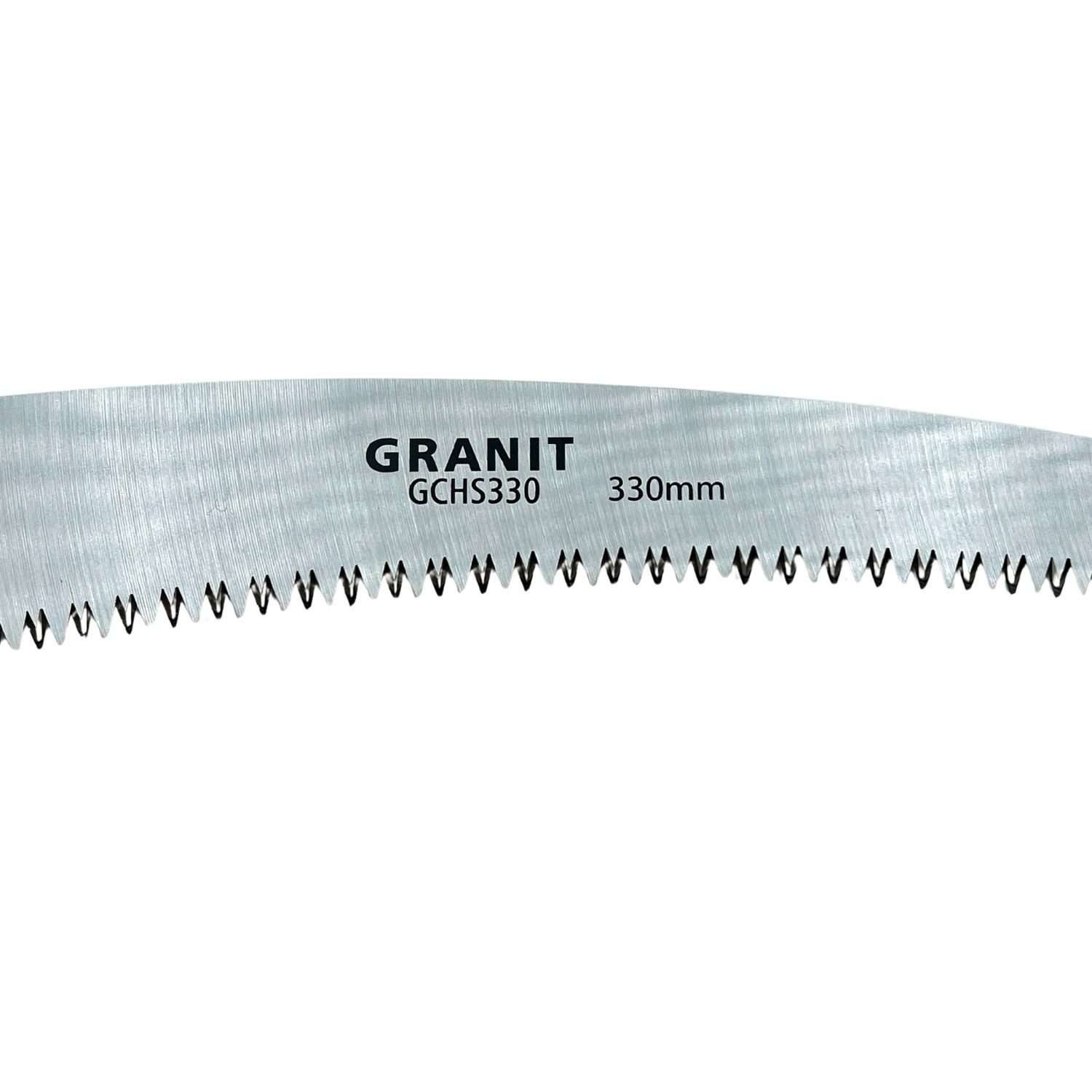 Uzman Gartensäge Astsäge mit Schwerttasche aus gehärtetem Stahl 330 - 240mm (Säge + Schwerttasche), Gehärtetes Stahlblatt, Ergonomischer Griff, Für Garten und Forst