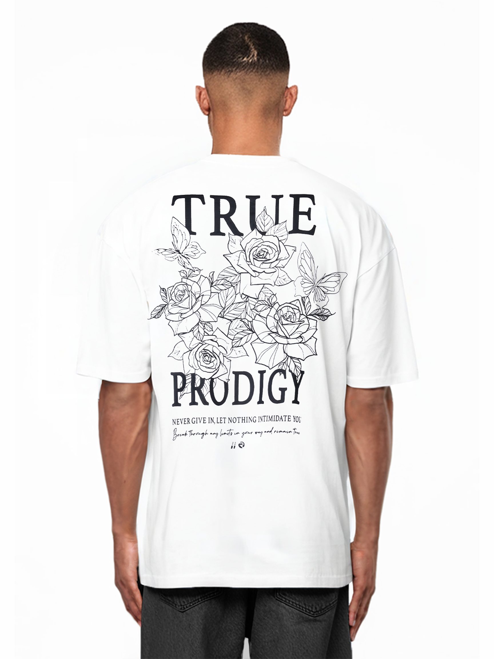 trueprodigy Oversize-Shirt Alex Logoprint Rundhals dicker Stoff günstig online kaufen