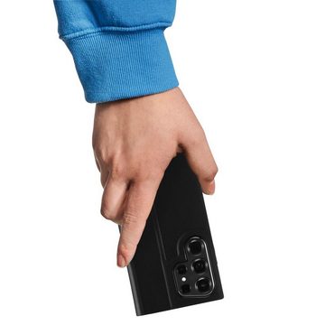 Hama Smartphone-Hülle Handy Schutzhülle f. Samsung S24 Ultra (Handytasche, Kartenfach, Case), Anti-Rutsch-Oberfläche, Keine Fingerabdrücke, Standfunktion