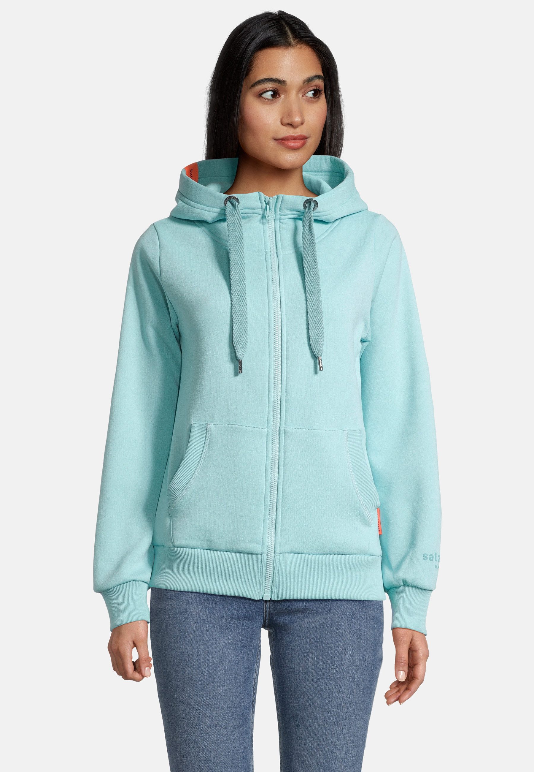 salzhaut Sweatjacke SÖÖTE Damen Tailliert weiche, bequeme Sweatjacke, Hoodi günstig online kaufen