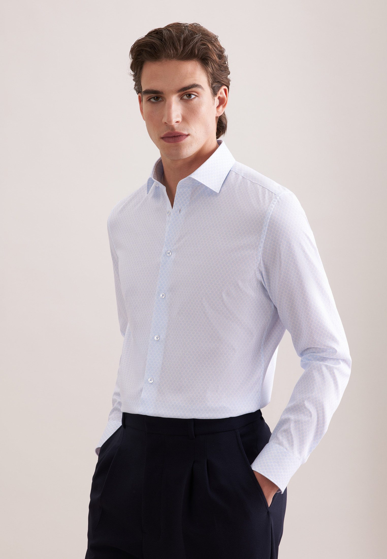 Businesshemd Schwarze Rose
