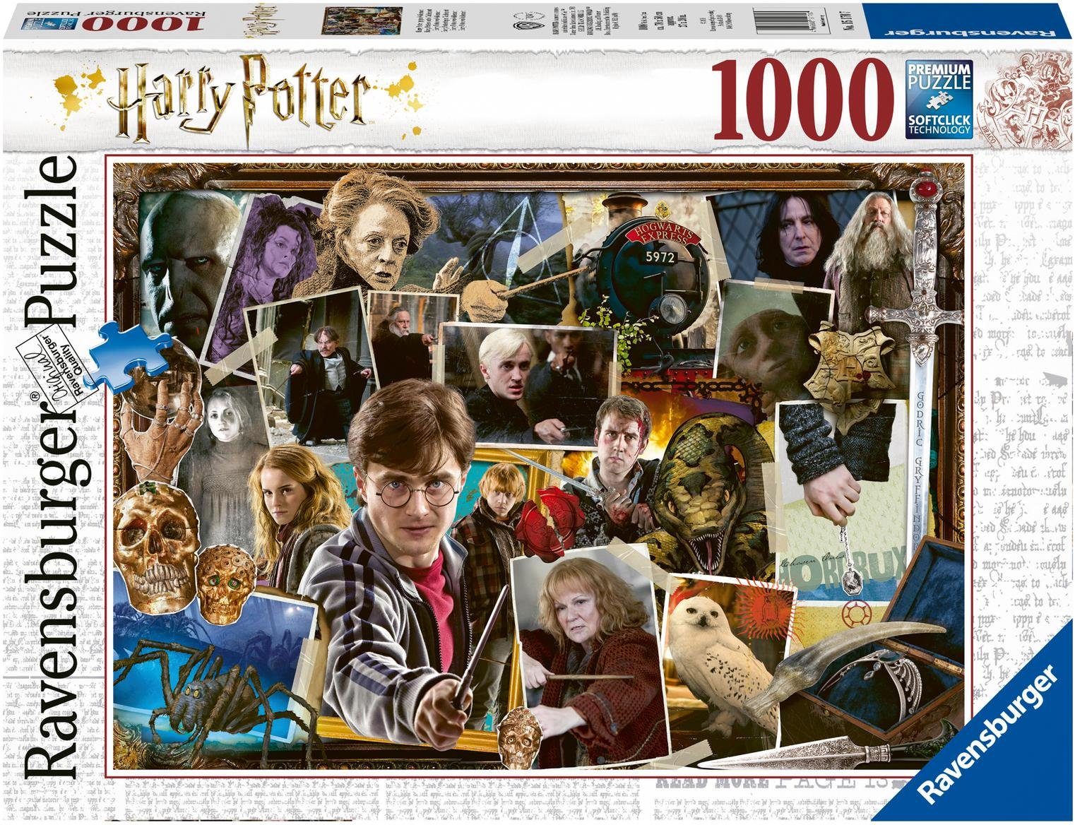 Made Puzzle FSC® Ravensburger in gegen weltweit - Puzzleteile, - Germany, Harry schützt Voldemort, 1000 Potter Wald