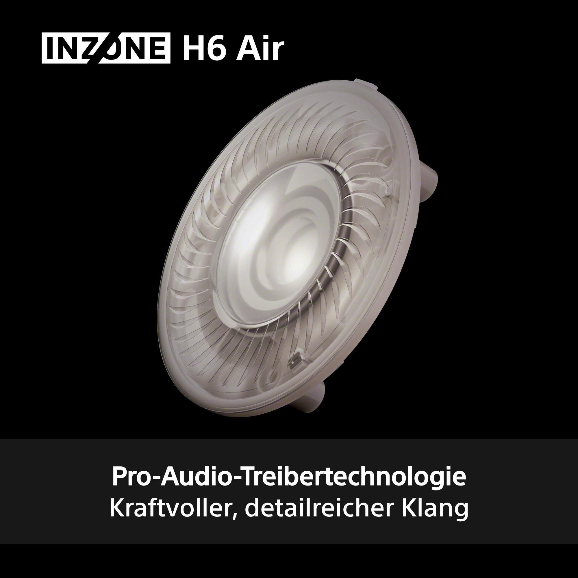 Sony INZONE H6 Air Gaming-Headset (Stummschaltung, 360 Spatial Sound, leichtes 199-g-Design, abnehmbares Bügelmikrofon) – Bild 5 von 5