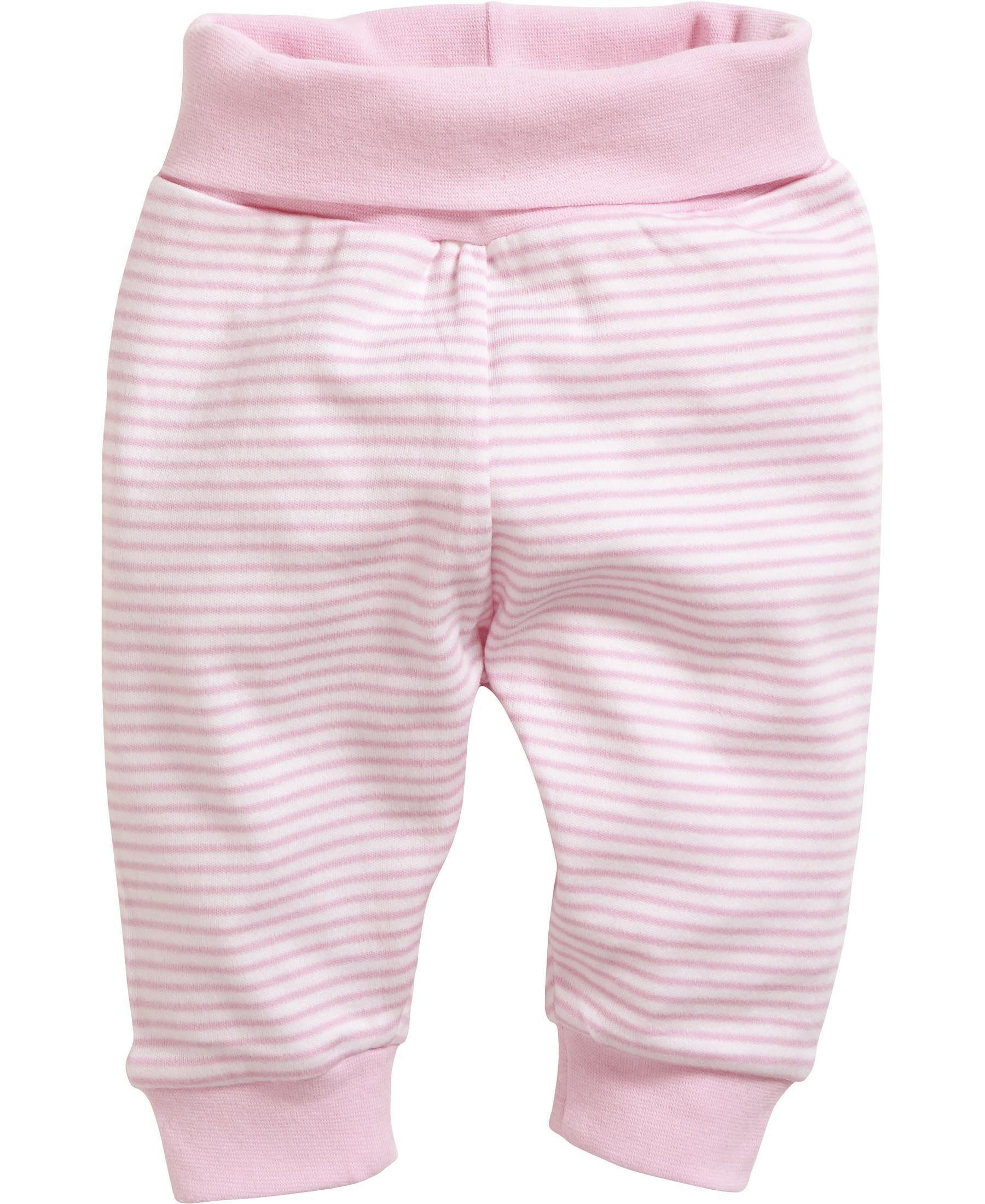 Schnizler Schlupfhose Baby-Pumphose Interlock Rosa Ringel