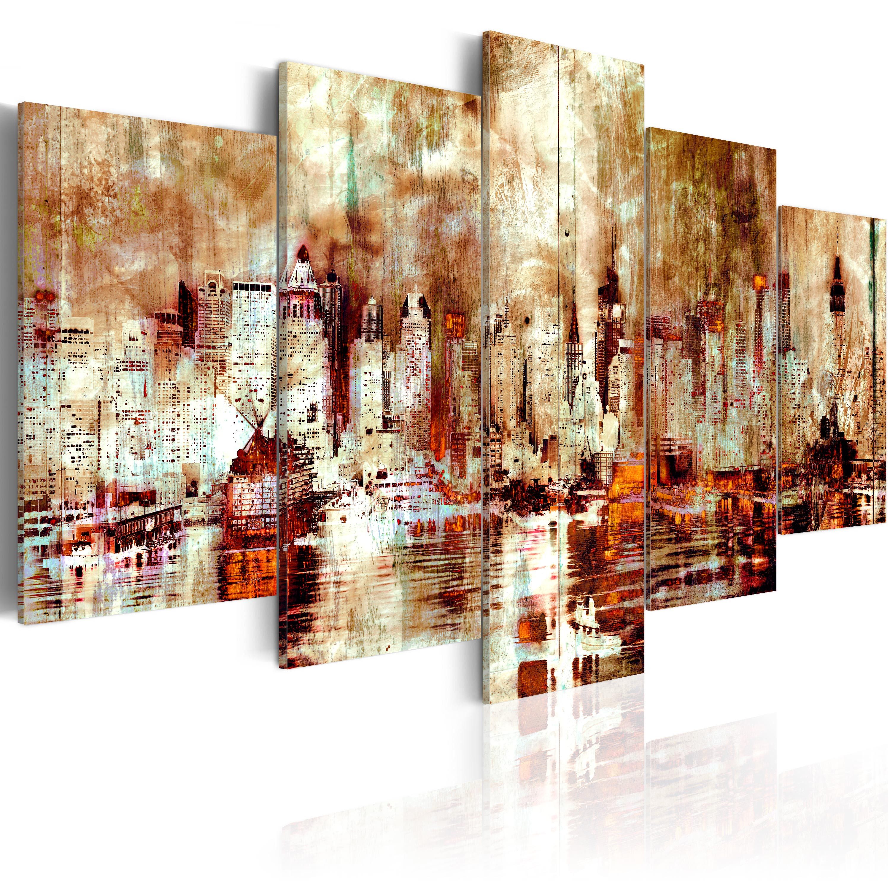 Artgeist Wandbild Stadt der Schatten