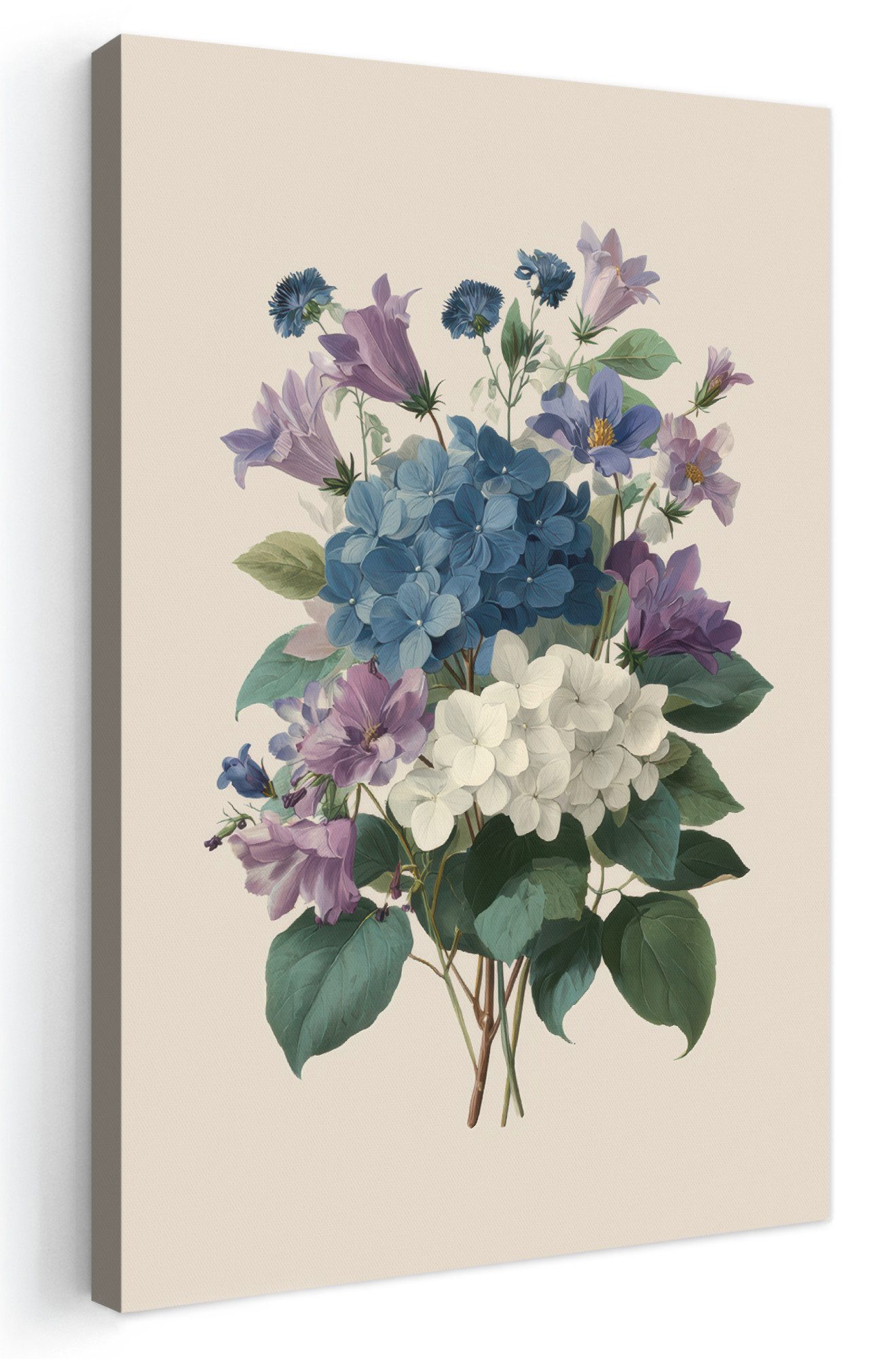 OneMillionCanvasses® Leinwandbild Blumen - Detailliert - Ruhig - Realistisch, Fotodruck (1 St), Leinwand Canvas Wandbild, Wanddekoration 20x30 cm