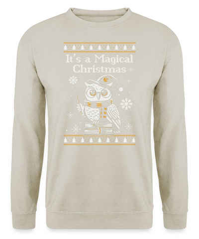 Quattro Formatee Sweatshirt Magical Christmas Eule Ugly - Weihnachten Nikolaus Weihnachtsgeschenk (1-tlg)