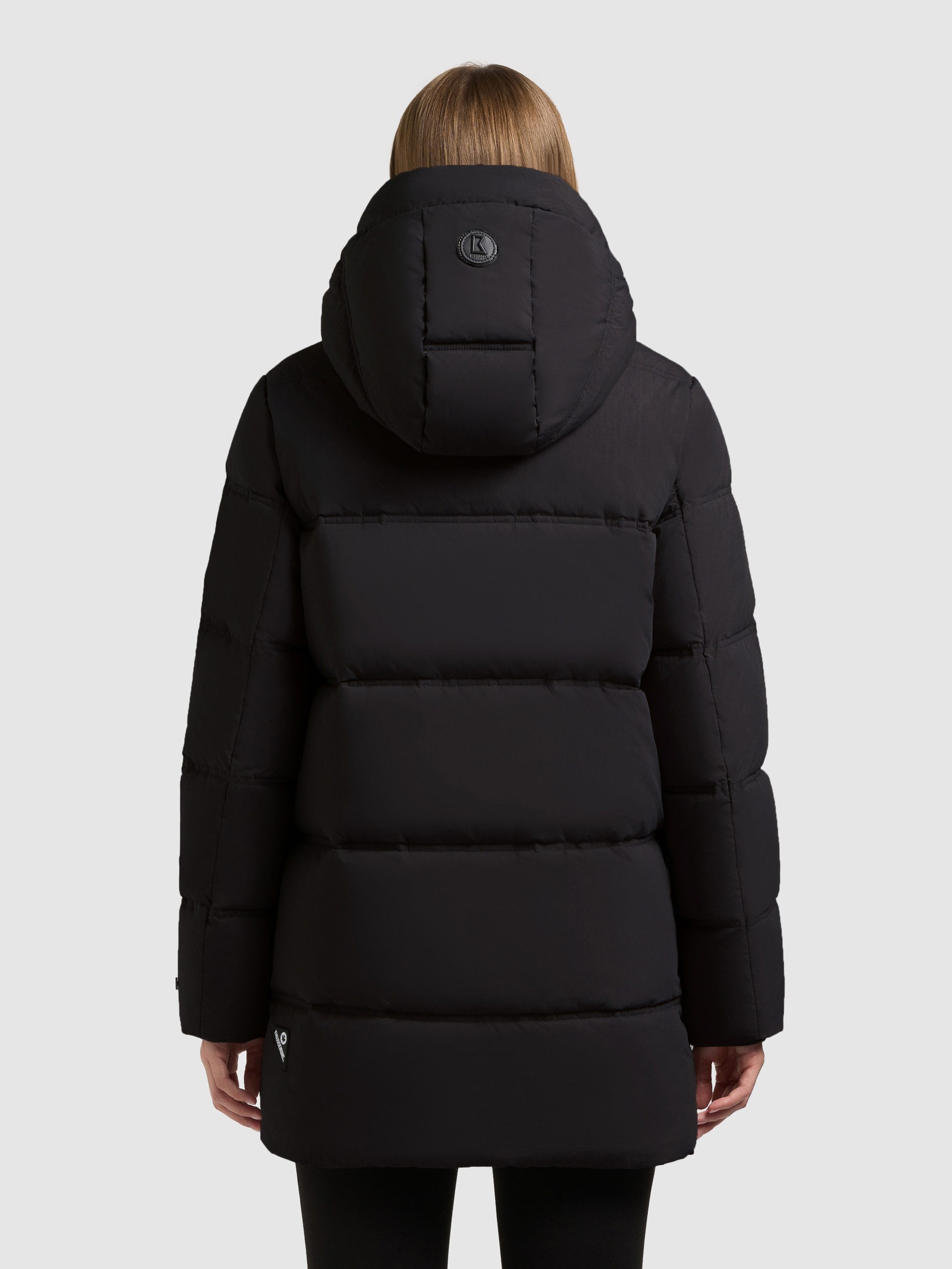khujo Steppjacke ORDE mit Kapuze, hochschließender Kragen, bequeme Passform
