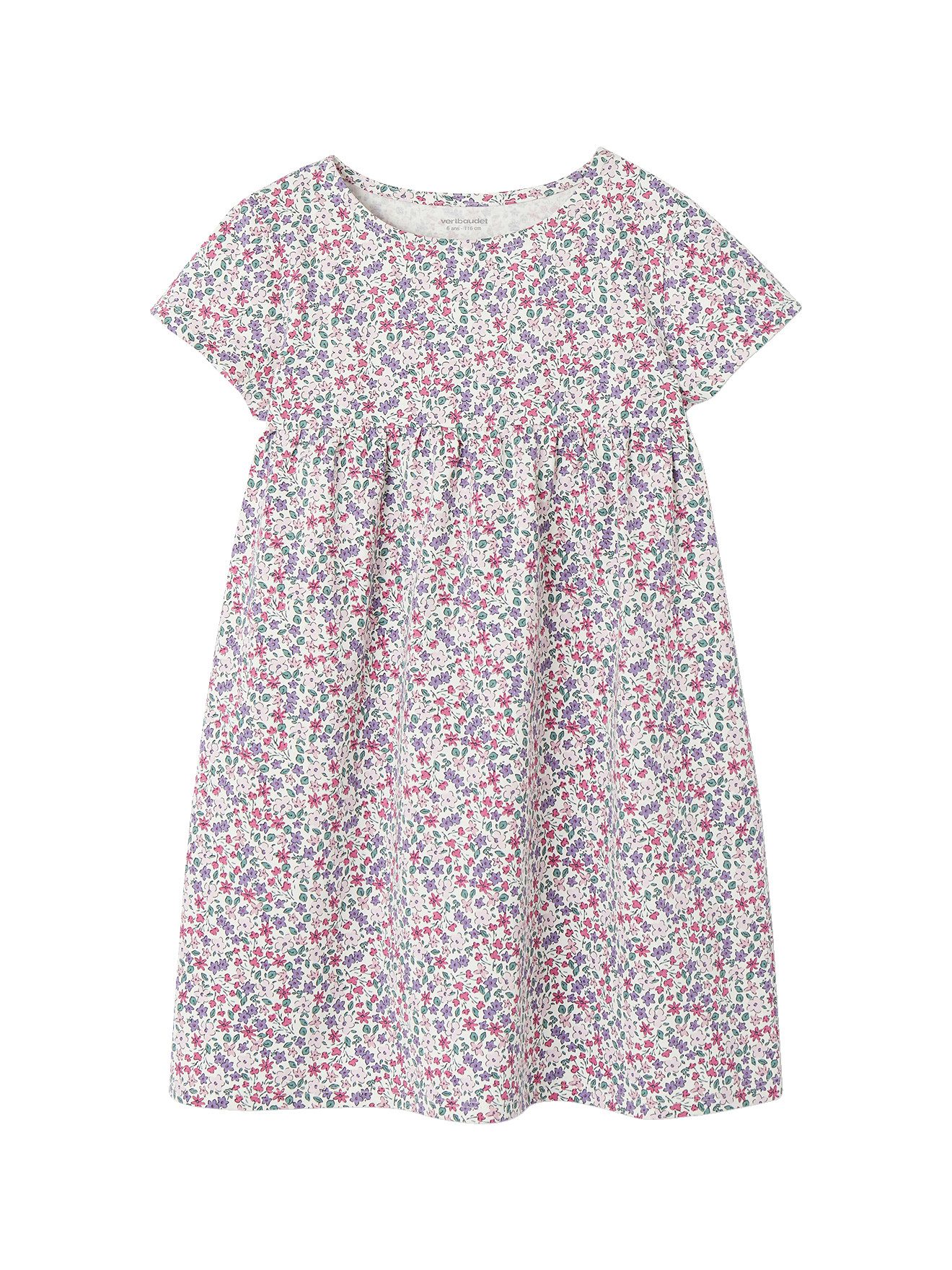 vertbaudet Kleid & Hose Mädchen-Set: Kleid + Cardigan