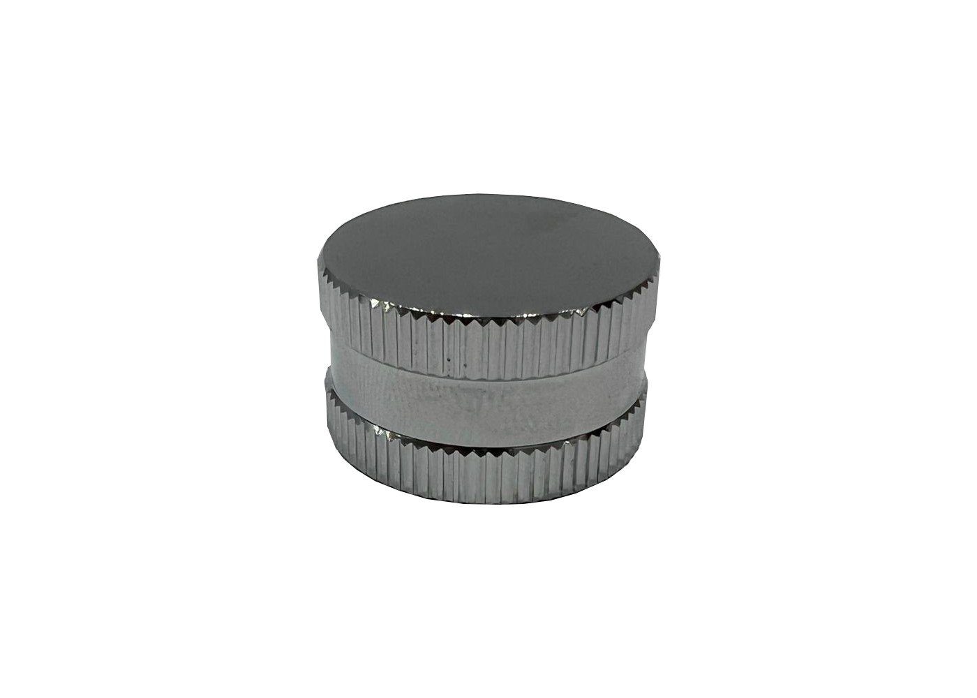 SpiceFlow Anschlussstück SpiceFlow Endkappe gerändelt 1/2" IG Chrom/Messing, Endkappe gerändelt 1/2" IG Chrom/Messing