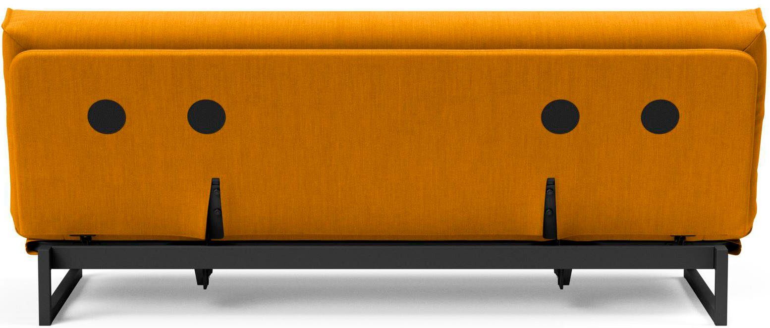 INNOVATION LIVING ™ Schlafsofa Fraction Dauerschlaffunktion, schlicht und elegant, Industriedesign, bequem, Rückenlehne 3-fach verstellbar