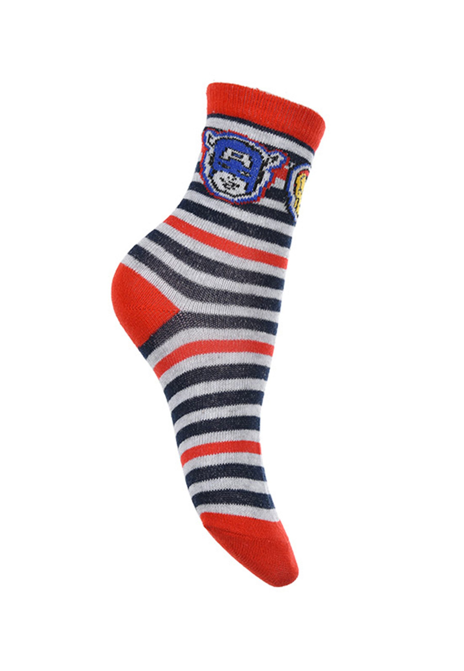 The AVENGERS Socken Captain America Iron-Man Hulk Kinder Jungen Socken Strümpfe (3-Paar)