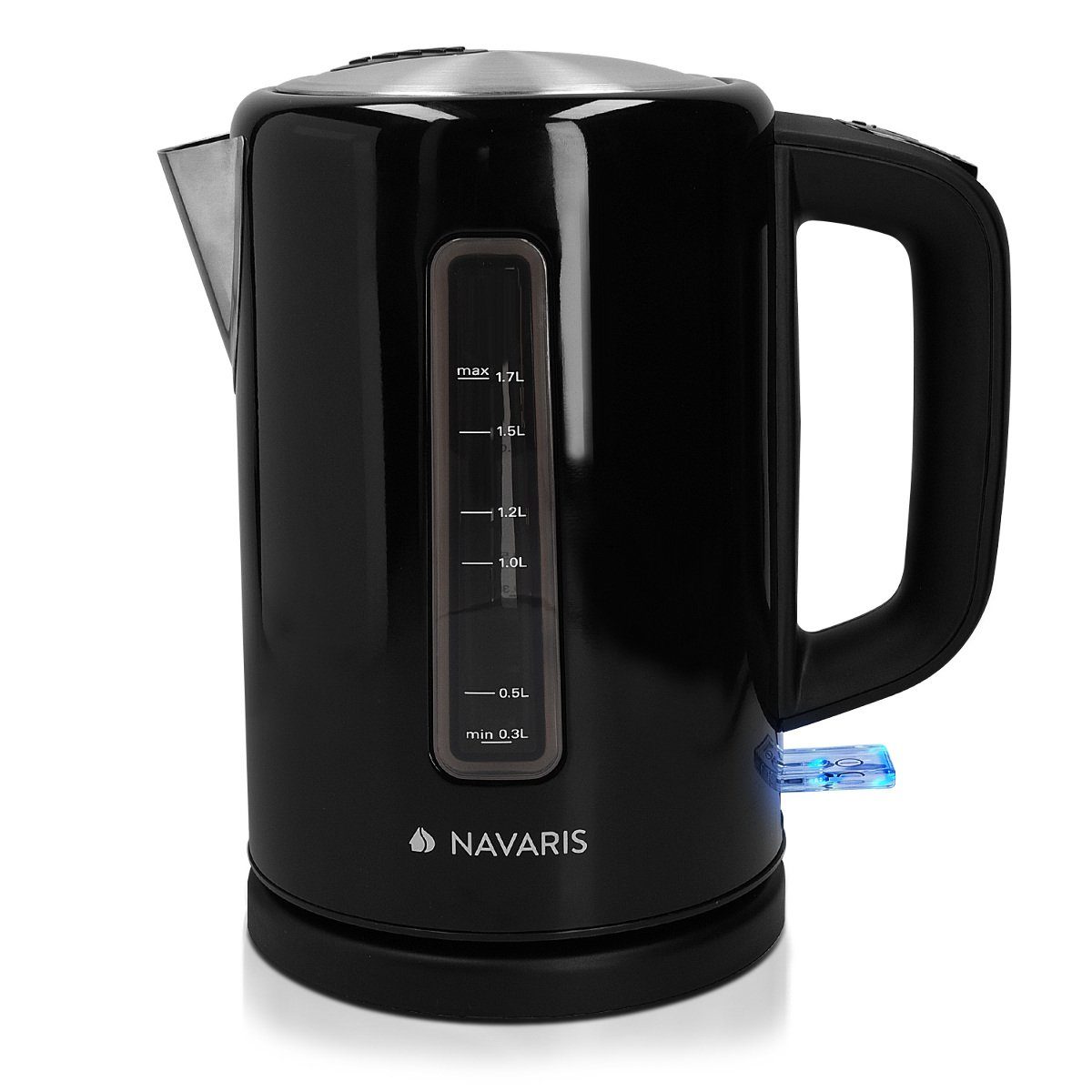 Navaris Heißgetränke- und Glühweinautomat - 1,7l Kocher - Abschaltautomatik Edelstahl 2200W Wasser