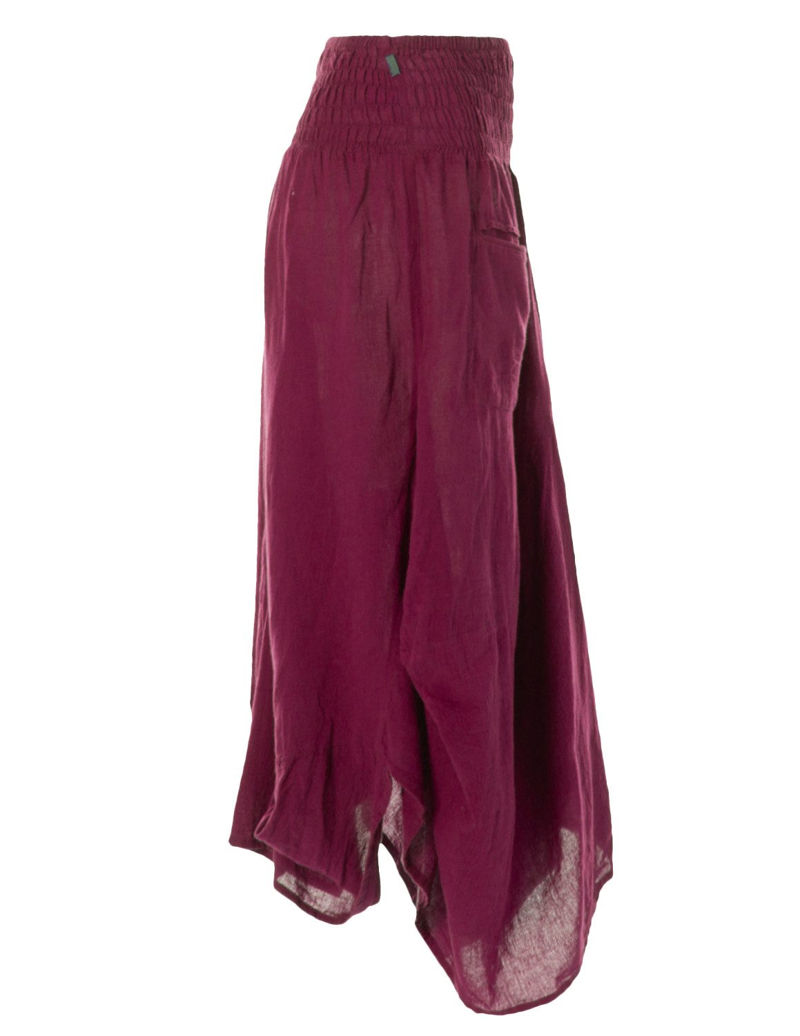 Vishes Maxirock Knöchel-Langer Luftiger Damen Sommer-Rock Einfarbig Sommerröcke Goa, Hippie, Boho Style – Bild 3 von 4