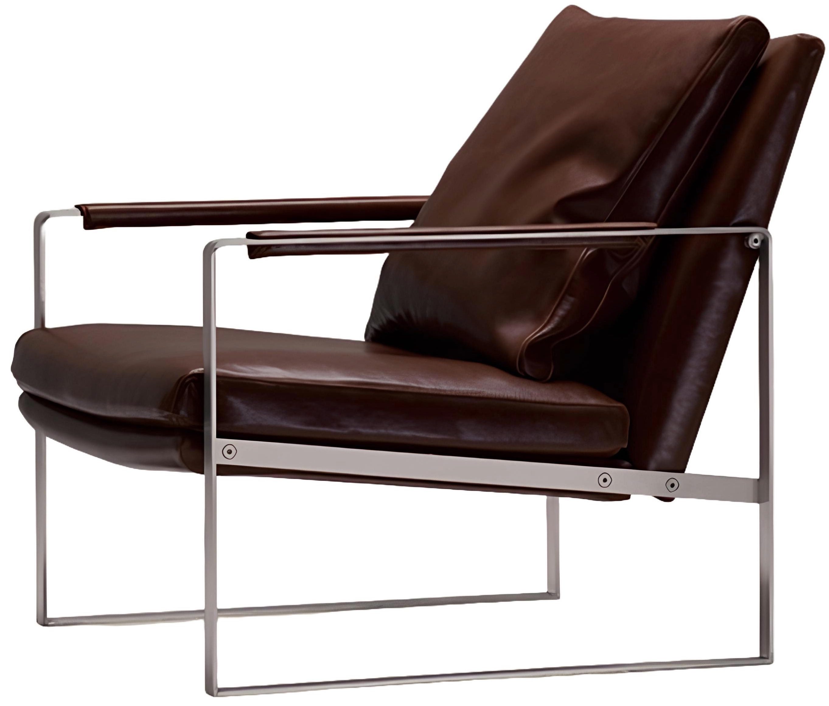 Xlmoebel Loungesessel Design Relaxsessel Braun Leder – Luxus Couch Кресла für Wohnzimmer (1-St), Hergestellt in Europa