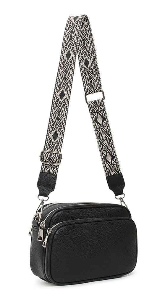 Schultertasche Damen Bodybag Umhängetasche Brusttasche Crossover Handtasche Freizeit