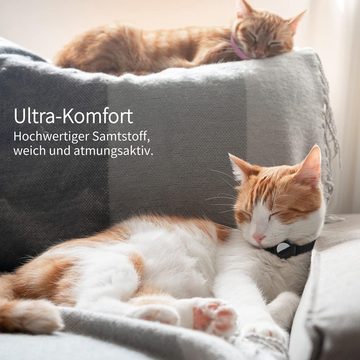 XKISS Katzen-Halsband Für Airtag Katzenhalsband,integriertes für AirTag Katzen Halsbänder