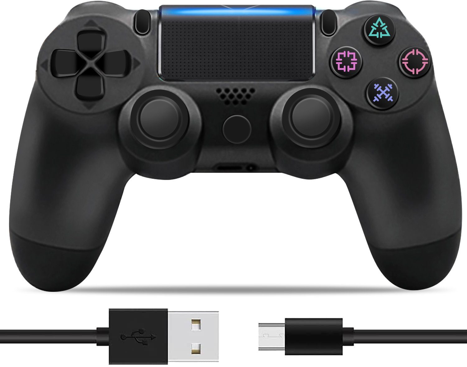 Ps4 Controller Auf Rechnung Ohne Klarna Vaxiuja »Controller für PS4, Wireless Dual Vibration Game Joystick