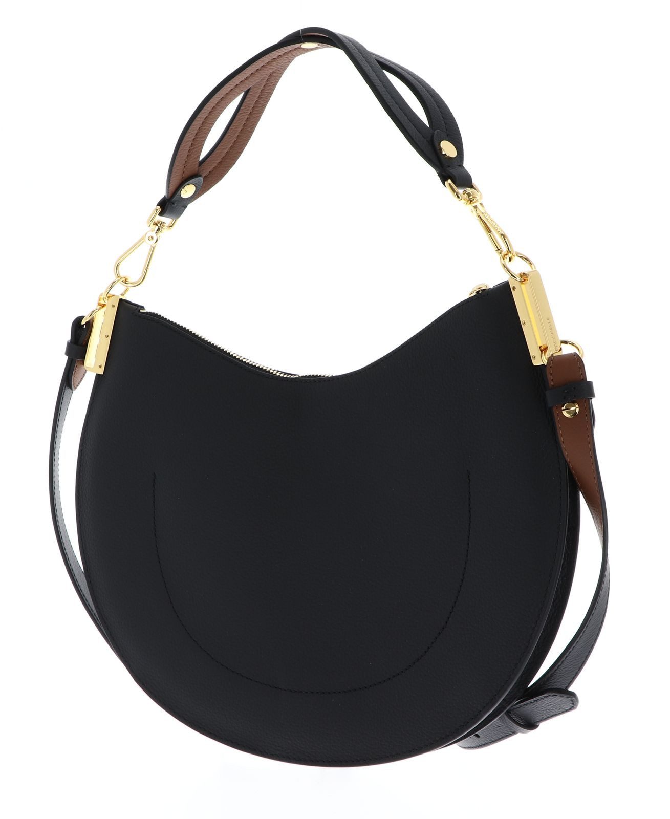 COCCINELLE Schultertasche Handbag Double Grainy Leather, aus echtem Rindsleder