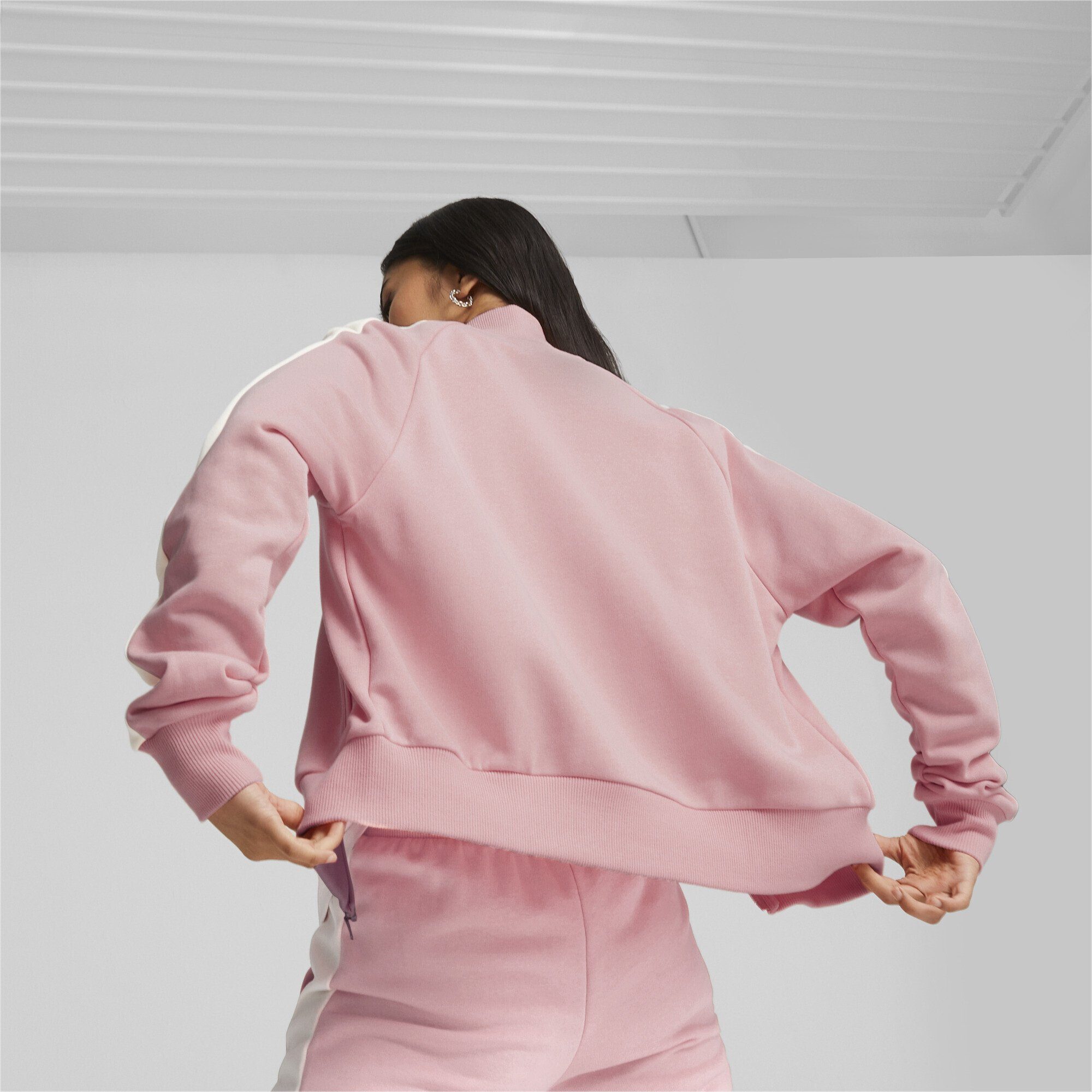 Peach Pink T7 Iconic Trainingsjacke Smoothie PUMA Damen Trainingsjacke