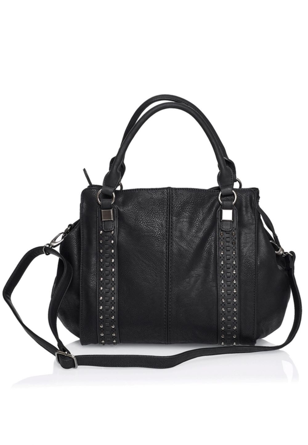 Goodman Design Handtasche Modische Damen-Handtasche Stilvoll, praktisch und Alltagstauglich, Formstabil, Lasercut-Details auf der Vorderseite