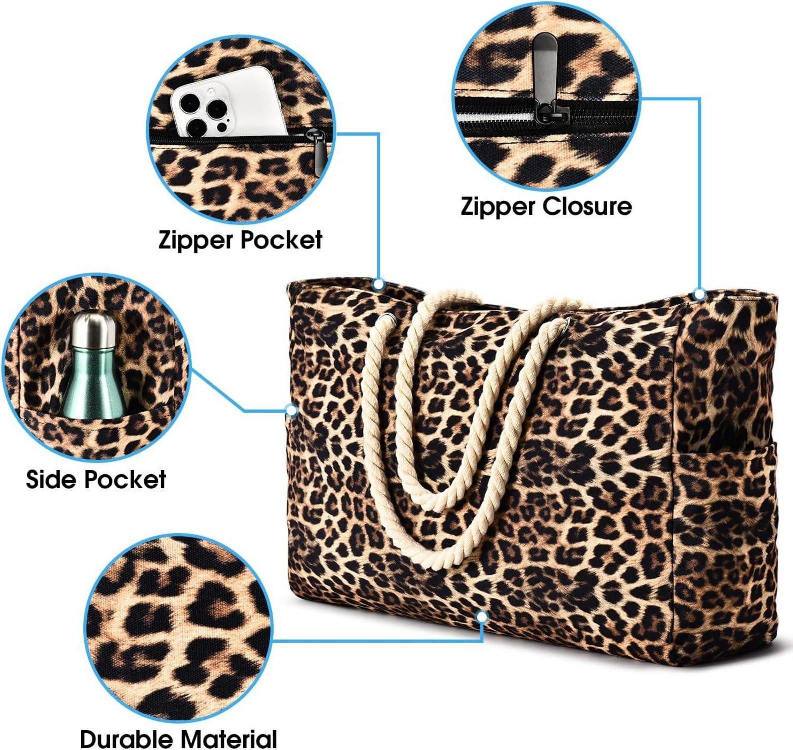 LuxusKollektion Strandtasche Strandtasche Damen Streifen Tote günstig online kaufen